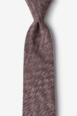 _Springfield Brown Extra Long Tie_