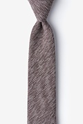 Springfield Brown Skinny Tie Photo (0)