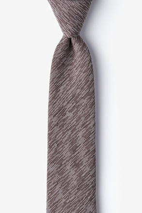 _Springfield Brown Skinny Tie_