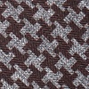 Brown Cotton Tempe Extra Long Tie