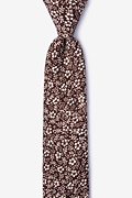 Tohono Brown Skinny Tie Photo (0)