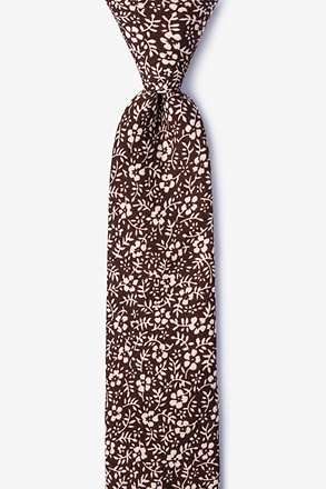 _Tohono Brown Skinny Tie_