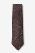 Wilsonville Brown Extra Long Tie Photo (1)