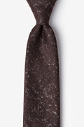 Wilsonville Brown Extra Long Tie Photo (0)