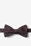 Wilsonville Brown Self-Tie Bow Tie Photo (0)