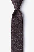 Wilsonville Brown Skinny Tie Photo (0)