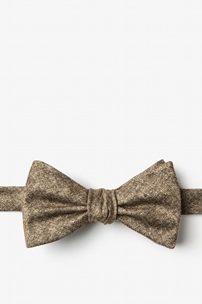 Yuma Brown Self-Tie Bow Tie