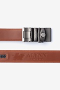 Premium Leather Micro-Fit Slide Brown Belt Photo (1)