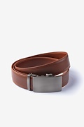 Premium Leather Micro-Fit Slide Brown Belt Photo (0)