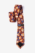 Basketballs Brown Tie For Boys Photo (1)