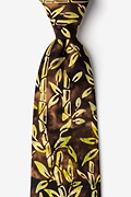 Island Bamboo Brown Tie Photo (0)