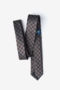 Snowflakes Brown Skinny Tie Photo (2)