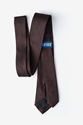 Wood Grain Brown Skinny Tie Photo (1)