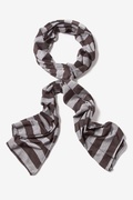 Mens Caravan Stripe Brown Scarf Photo (0)