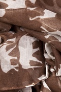 Out Of Africa Brown Scarf Photo (2)