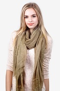 Brown Safi Studded Scarf Photo (1)