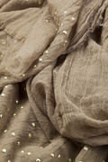 Brown Taza Studded Scarf Photo (1)