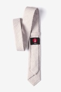Brown Kensington Seersucker Skinny Tie Photo (2)