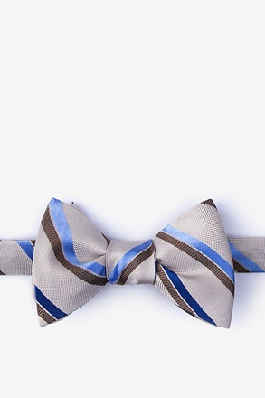 Bann Brown Self-Tie Bow Tie