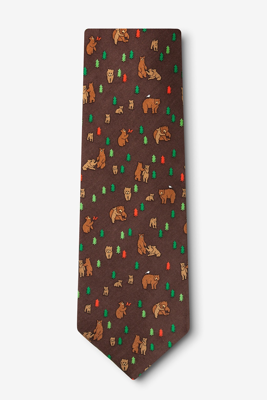 Bear Necessities Brown Tie Photo (1)