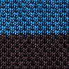 Brown Silk Belgian Color Block