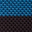 Brown Silk Belgian Color Block Knit Skinny Tie