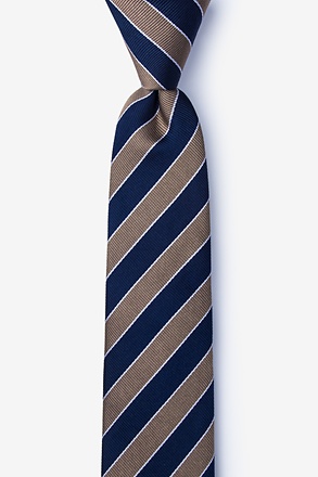 Fane Brown Skinny Tie