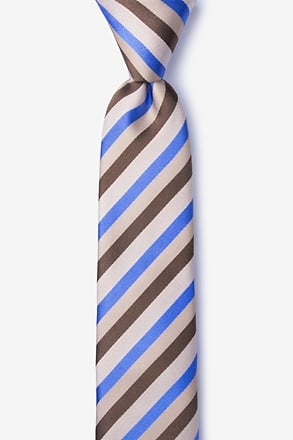 Fergus Brown Skinny Tie