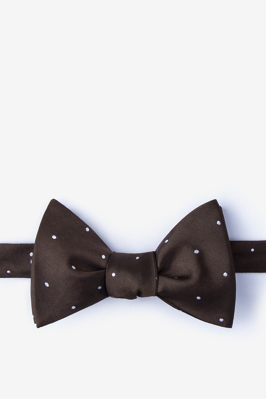 Griffin Brown Self-Tie Bow Tie Photo (0)