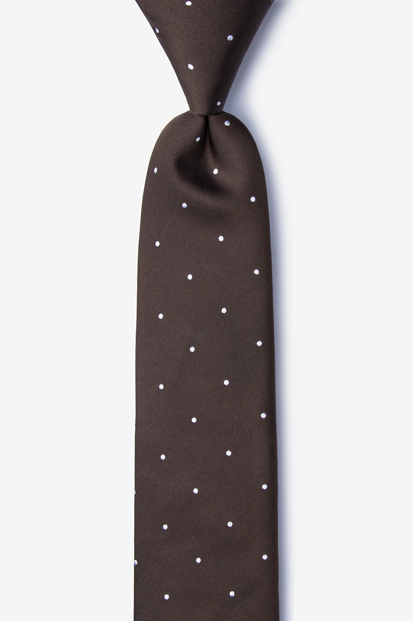 Griffin Brown Skinny Tie Photo (0)
