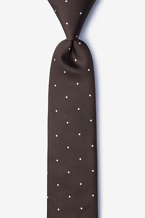 Griffin Brown Skinny Tie