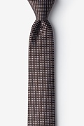Groote Brown Skinny Tie Photo (0)