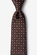 Hoste Brown Extra Long Tie Photo (0)