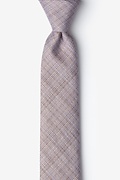 Java Brown Skinny Tie Photo (0)