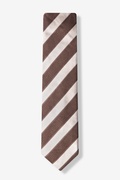Legale Brown Tie For Boys Photo (0)