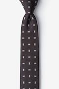 Nelson Brown Skinny Tie Photo (0)