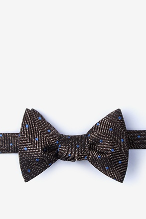 _Tully Brown Self-Tie Bow Tie_