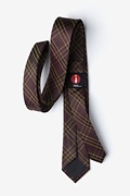 Unimak Brown Skinny Tie Photo (1)