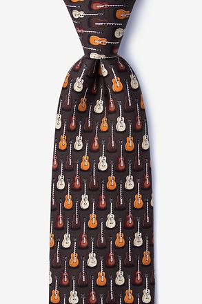 Unplugged Brown Tie