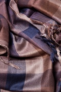 Brown Check Please Scarf Photo (2)
