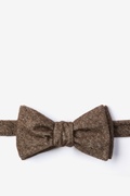Brown Langley Self-Tie Bow Tie Photo (0)