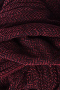 Burgundy Seattle Striped Knit Scarf Photo (1)
