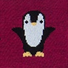 Burgundy Carded Cotton Penguins are Chill