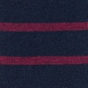 Burgundy Carded Cotton Virtuoso Stripe