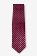 Ashland Burgundy Extra Long Tie Photo (1)
