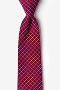 Ashland Burgundy Extra Long Tie Photo (0)