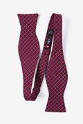 Ashland Burgundy Self-Tie Bow Tie Photo (1)