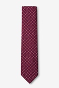 Ashland Burgundy Skinny Tie Photo (1)