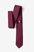 Ashland Burgundy Skinny Tie Photo (2)