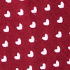 Burgundy Cotton Bandon Extra Long Tie